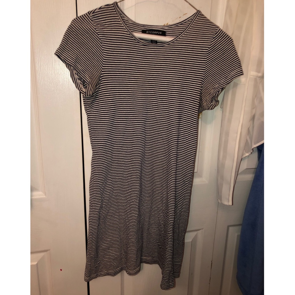 Striped T-Shirt Dress